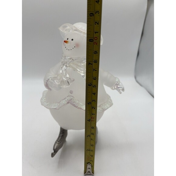 VTG House of Lloyd Christmas Around The World Skating Snowlady & Snowman - Picture 11 of 13